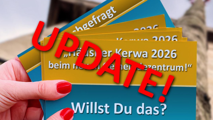 Update: Ist es eine gute Idee, die Häuserner Kerwa zukünftig beim Gemeindezentrum anstatt in der Dorfmitte stattfinden zu lassen?